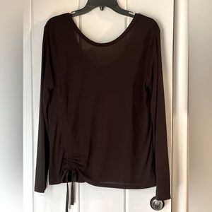 Old Navy Active Go Dry, Black, Size M, Long Sleeve Tee, Scoop Neck,Like New